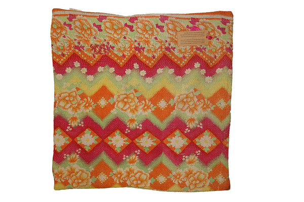 Sari vintage kantha pude 60*60 cm