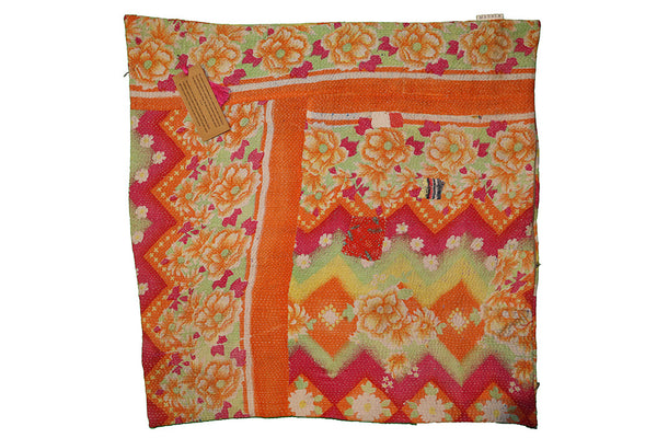 Sari vintage kantha pude 60*60 cm