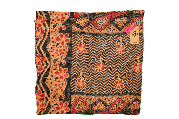Sari vintage kantha pude 60*60 cm