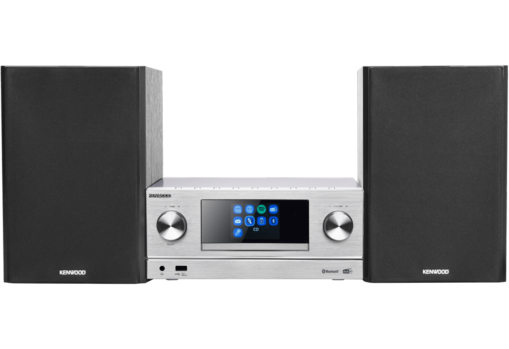 Kenwood M-9000S-S Minianlæg - SØLV inkl. 2 højttalere