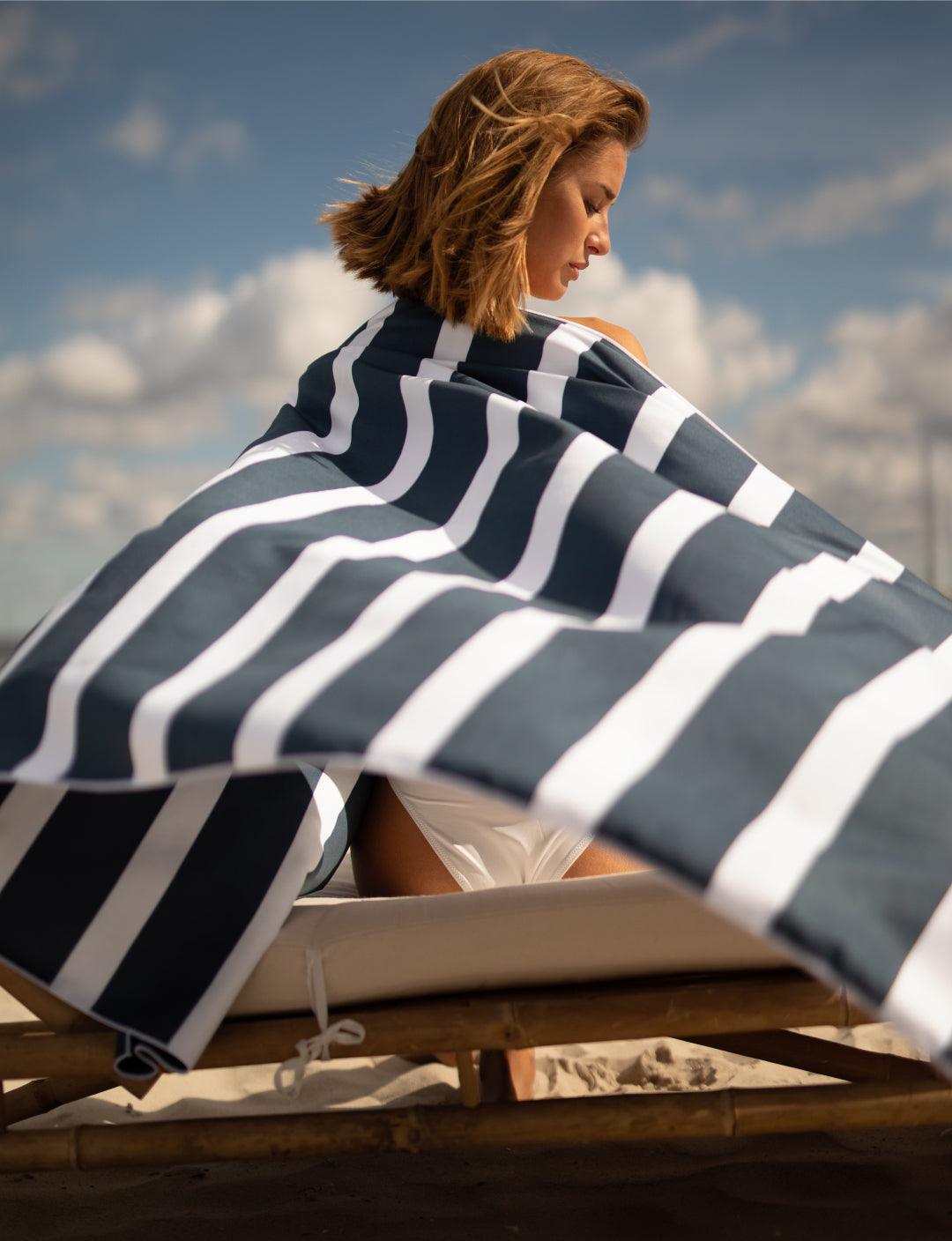 Strandhåndklæde (solseng)