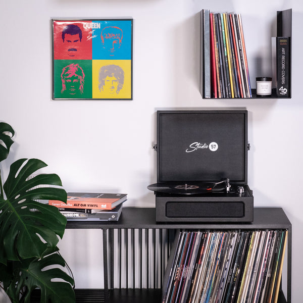 Studio 57 Groovy Pladespiller (Sort)