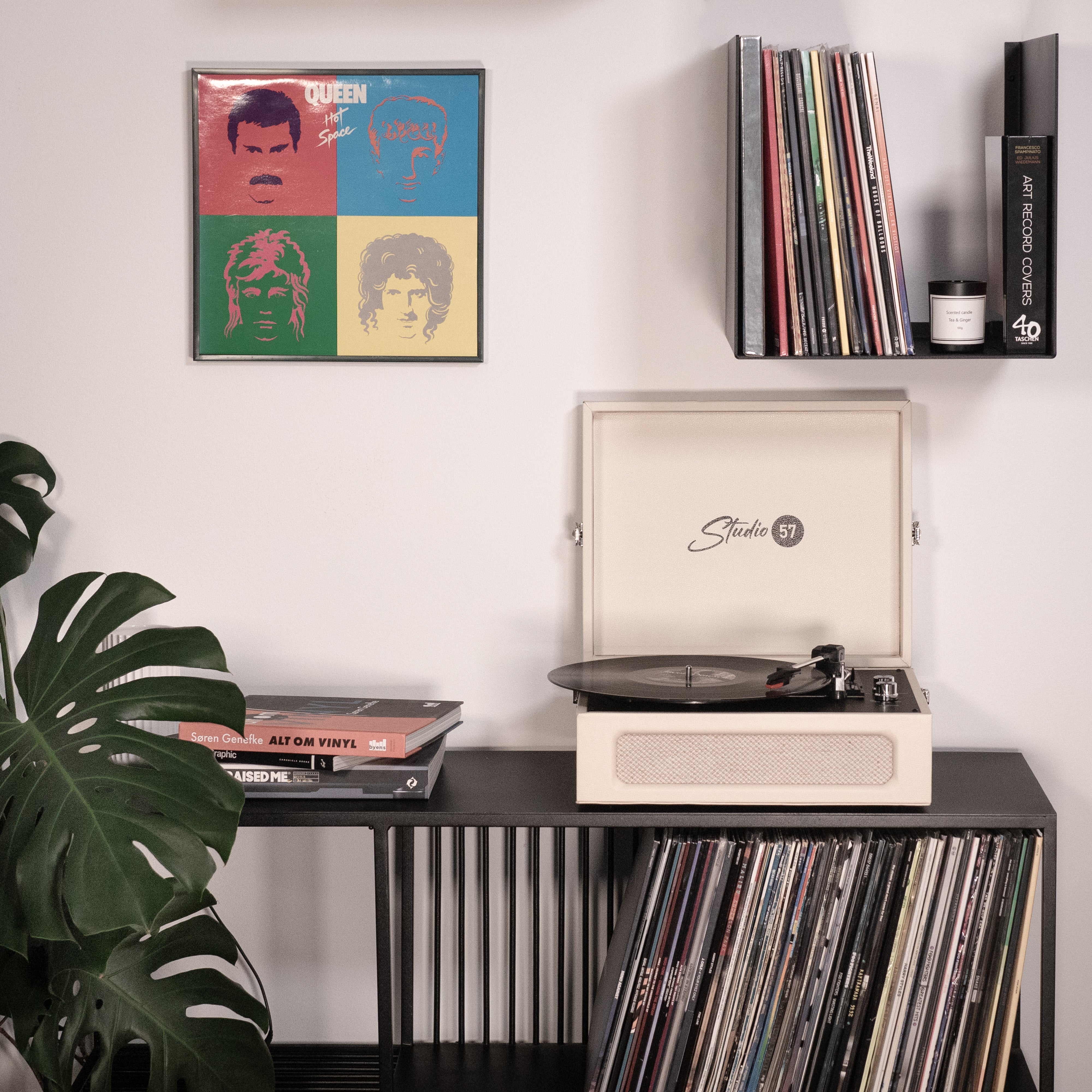 Studio 57 Groovy Pladespiller (Hvid)