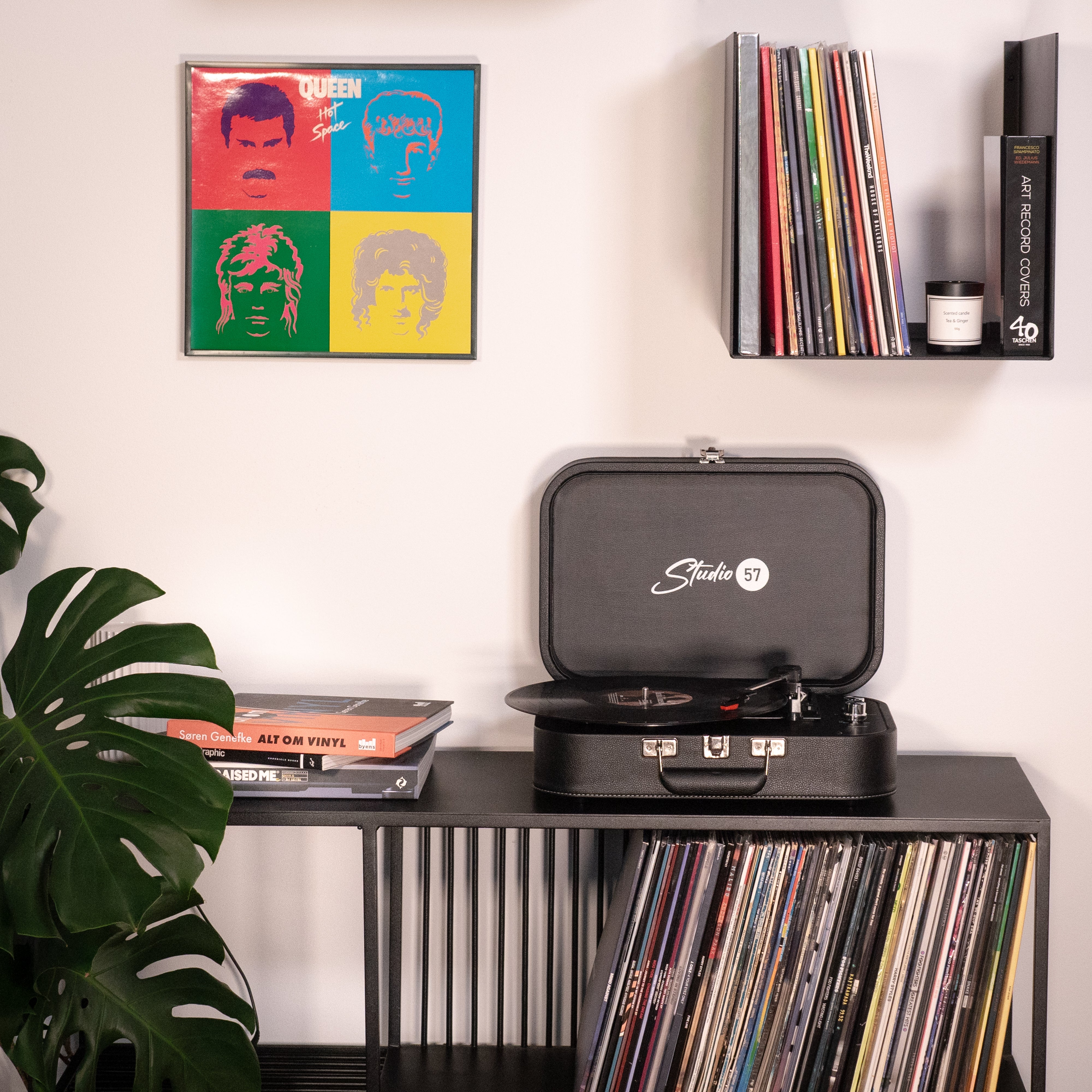 Studio 57 Mellow Pladespiller (Sort)