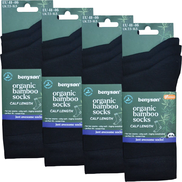 Benysøn Unisex Bambusstrømper 3 pak