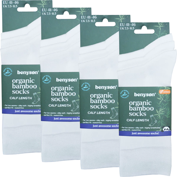 Benysøn Unisex Bambusstrømper 3 pak
