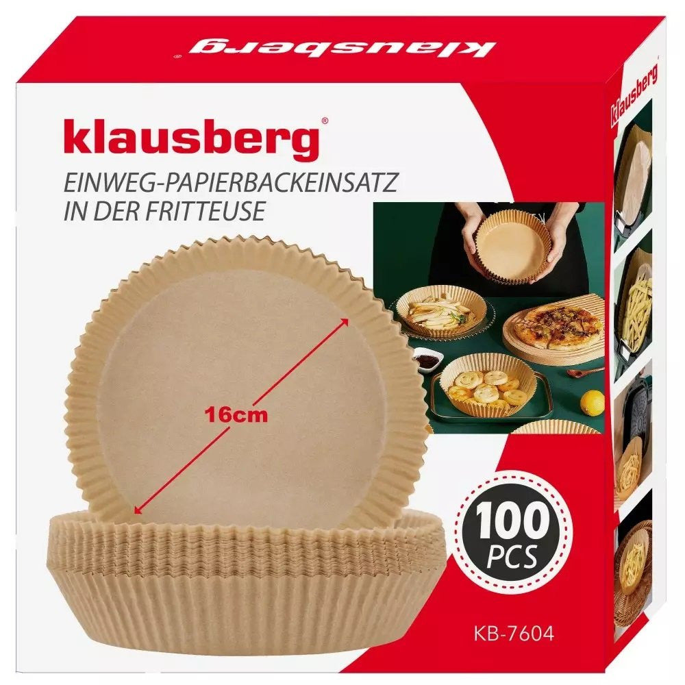 KLAUSBERG KB-7604 fedtfri friturepapir 100 stk.