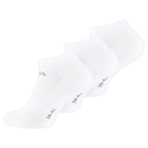KAPPA® sneakerstrømper til mænd MESH i en 3-pak Hvid