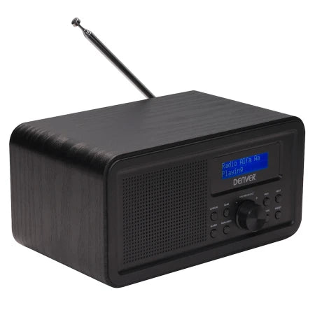 Denver DAB-30 DAB+ Radio m/Alarm (Sort)