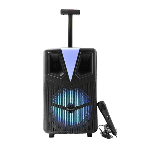 Denver TSP-307 Bluetooth Trolleyhøjttaler - LED-lys, 120W, Karaoke Indbygget