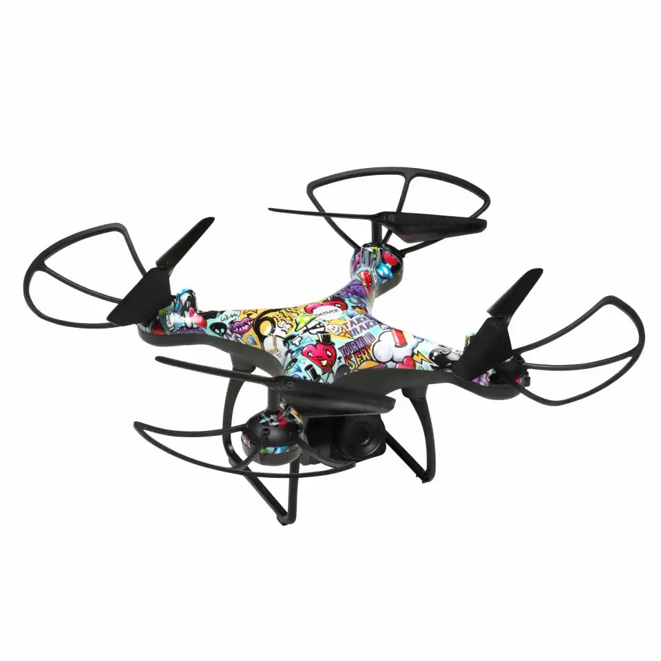 Denver DCH-350 2,4 GHz drone med stort batteri. indbygget HD-kamera