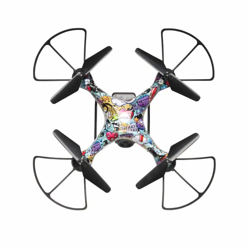 Denver DCH-350 2,4 GHz drone med stort batteri. indbygget HD-kamera