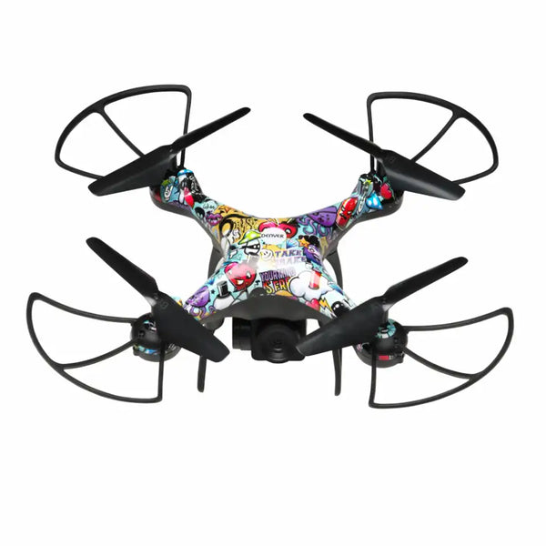 Denver DCH-350 2,4 GHz drone med stort batteri. indbygget HD-kamera