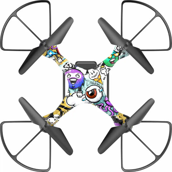Denver DCH-350 2,4 GHz drone med stort batteri. indbygget HD-kamera