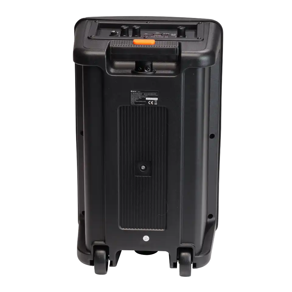 Denver TSP-307 Bluetooth Trolleyhøjttaler - LED-lys, 120W, Karaoke Indbygget