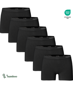 GAUBERT® 3103- 6-pak sømløse bambus boxershorts til kvinder
