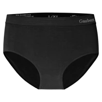 3101-Sort 6-pak sømløse midi-trusser i bambus