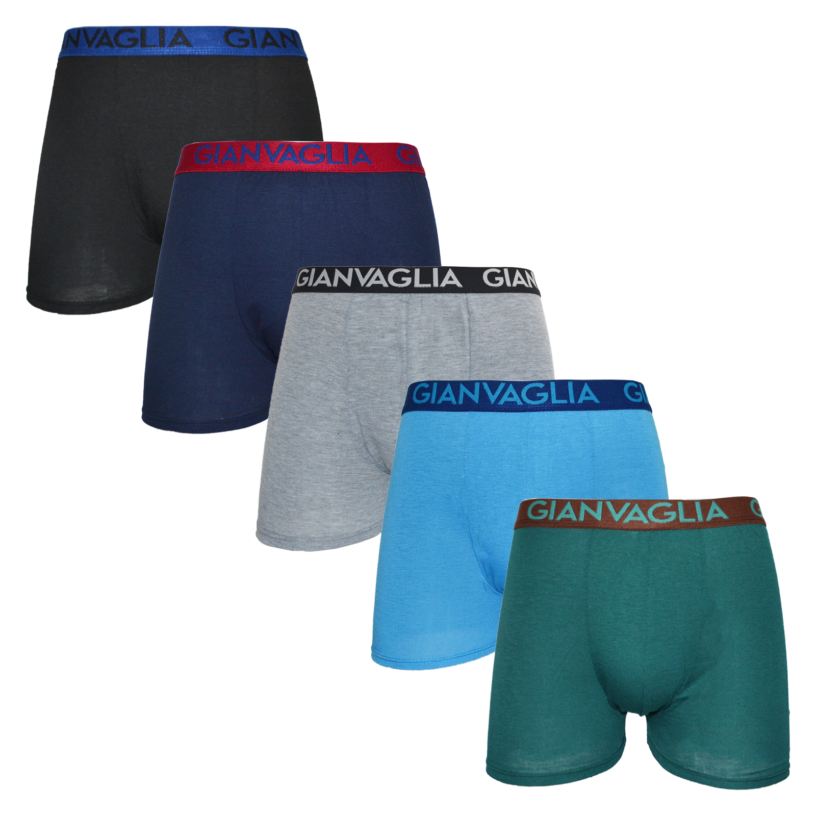 GIANVAGLIA®  10-Pak Basic Bomulds Boxershorts 024 M-XXXL