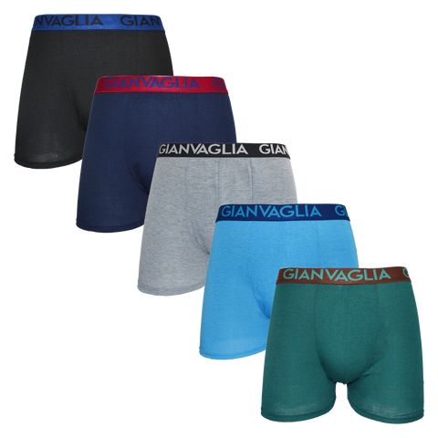 GIANVAGLIA®  10-Pak Basic Bomulds Boxershorts 024 M-XXXL