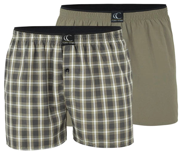 Clark Crown® herre Web boxershorts med gylp 2 pak
