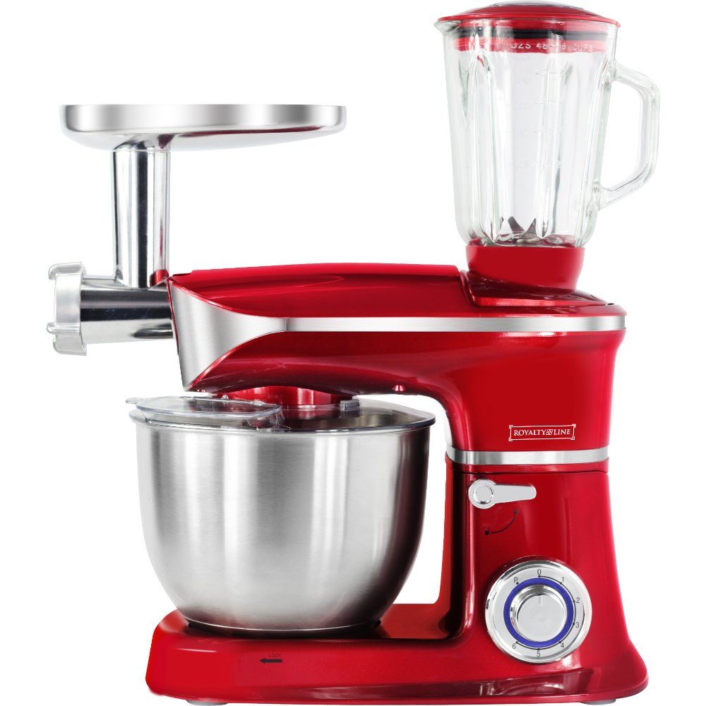 Royalty Line 3-i-1 Køkkenmaskine 1900W / 6.5L Hakker/Blender/Røre