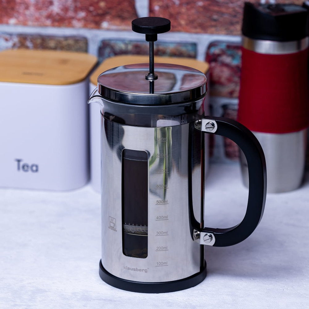 STEMPEBRYGGER TIL KAFFE/TE 1000ml KLAUSBERG