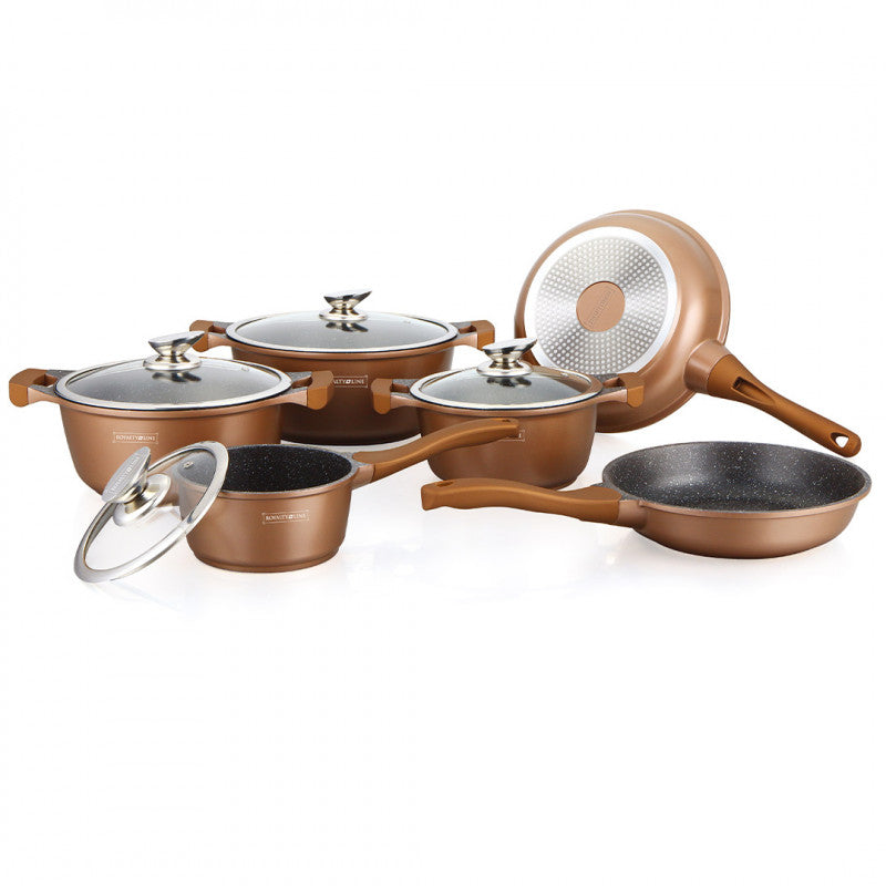 Royalty Line BS-1010 Grydesæt med Non-Stick marmor  belægning