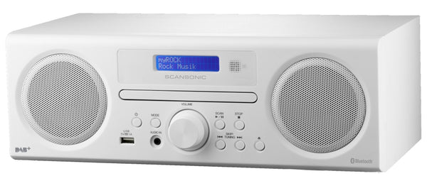 Scansonic DA310 DAB+ m. CD og Bluetooth