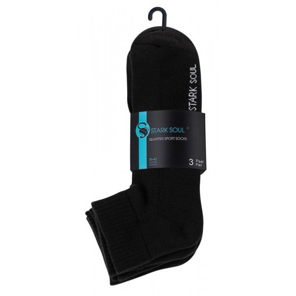 Stark Soul® Sport korte sokker med frottésål 3 pak