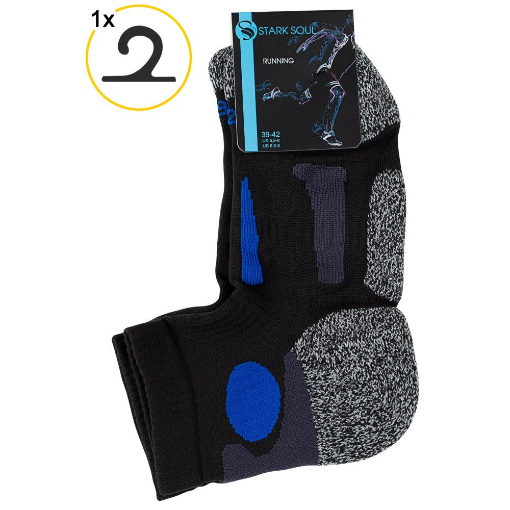 Stark Soul® unisex løbestrømper med kort skaft og speciel polstring