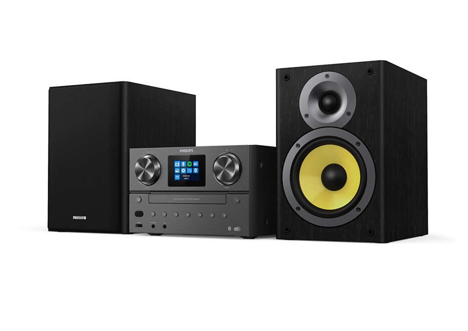 PHILIPS TAM8905/10 MINIANLÆG MED DAB+ OG INTERNETRADIO