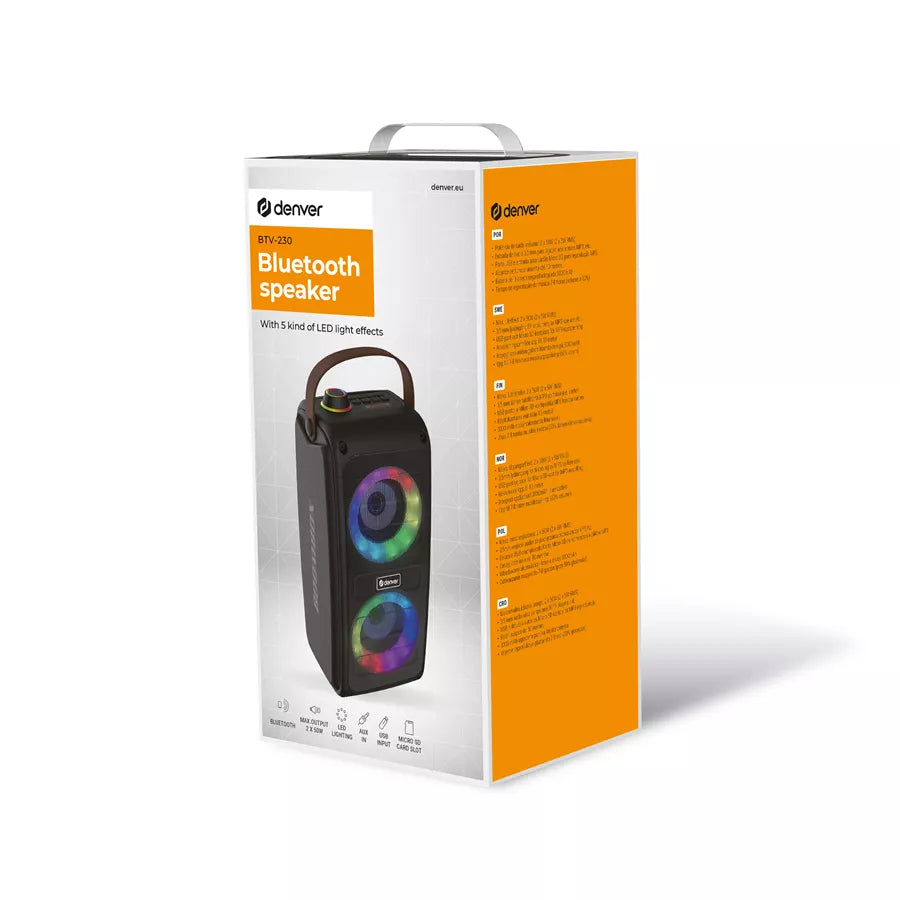 DENVER BTV-230 Bluetooth-højttaler