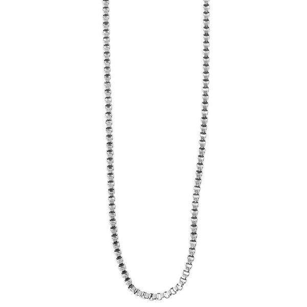 Akzent venezia kæde i ædelstål , sølv 42 cm