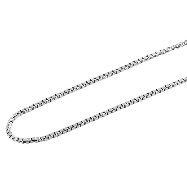 Akzent venezia kæde i ædelstål , sølv 42 cm