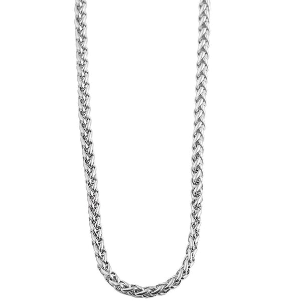 Akzent venetiansk kæde i ædelstål , sølv 50 cm