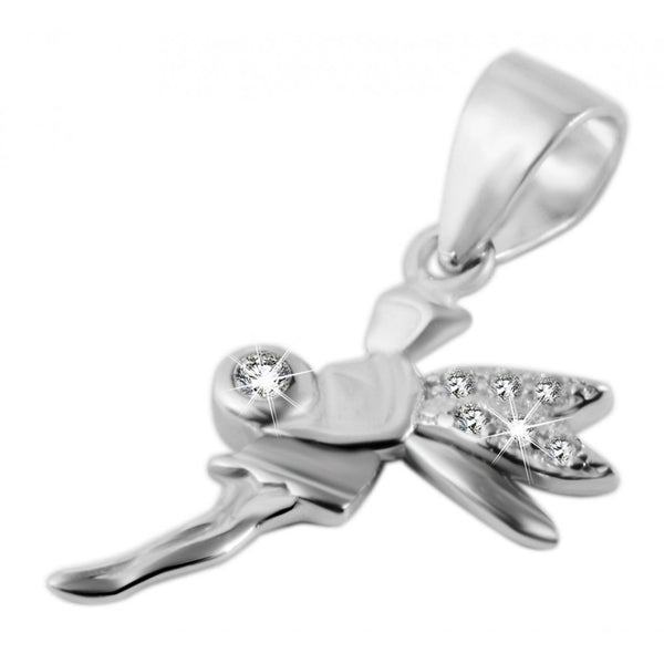 925 sølv smykkesæt med øreringe og vedhæng Klokkeblomst