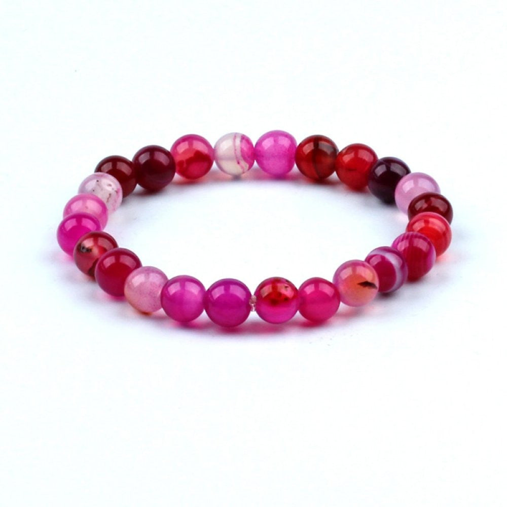 Rose Agate Kærlighed og forsoning Armbånd