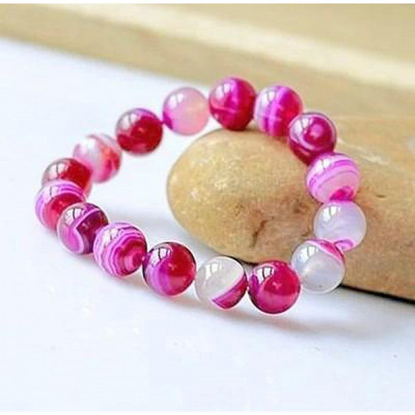 Rose Agate Kærlighed og forsoning Armbånd
